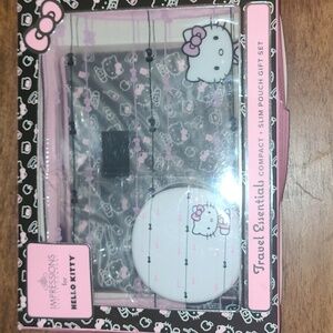 NIB Hello Kitty compact and 1 makeup cases